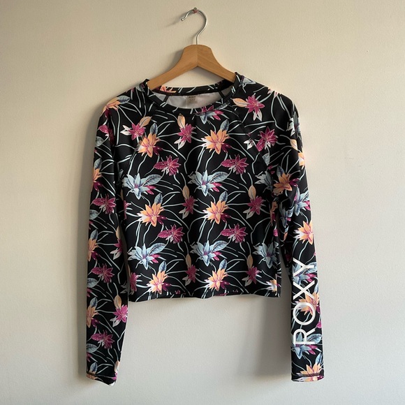 Roxy | Women’s Long Sleeve Rashguard Quick-Dry Swim Shirt | XL - Picture 4 of 8